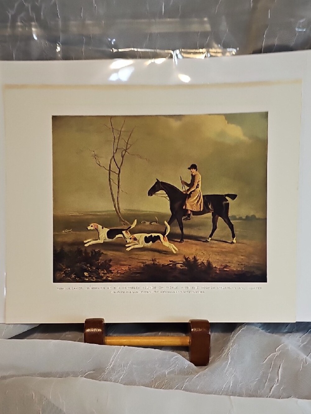 Equestrian Hunting Print with Hounds - Horse & Dogs Art - Picture 10 of 11